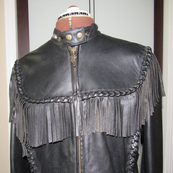 WOMEN'S WILLIE G HARLEY DAVIDSON LEATHER JACKET SIZE W/M - Picture 2 of 16